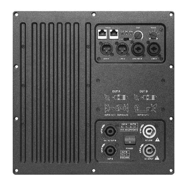 DSP Power Amplifier 3 Channels 2*400 1200w Amp Module Speaker System Subwoofer Amplifiers Dsp Board Professional for Speaker