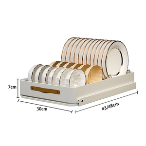 Grande <span class=keywords><strong>Scolapiatti</strong></span> Estraibile per Cucina, <span class=keywords><strong>Scolapiatti</strong></span> Scorrevole per Armadietto, Organizzatore Estraibile per Cassetti - Product Image 5