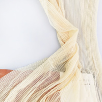Vente en gros, polyester de haute qualité, multicolore en option, tulle, tissu en maille plissée