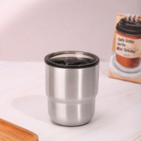 Nouvelle Tasse de Voyage Isotherme Portable 200 ml en Acier Inoxydable 304 à Double Paroi avec Couvercle, Modèle 2026 Emerit – Vente en Gros Personnalisée
