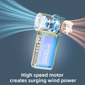 Nouveau ventilateur portable à refroidissement semi-conducteur 2026, ventilateur personnel en alliage d'aluminium, ventilateur rechargeable à vitesse variable de 1 à 100 niveaux - Product Image 6