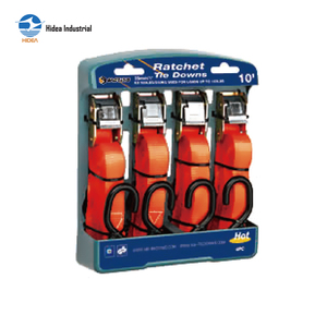 Kit de Sangles de Fixation Tout-en-un P03, Pack de Vente au Détail avec Sangles à Boucle à Came de 1 Pouce, Sangles à Cliquet et Crochets en S pour Supermarchés et Magasins - Product Image 1