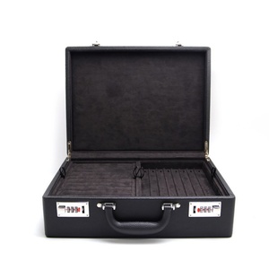 Ring Necklace <b>Earring</b> <b>Box</b> Separation Multifunctional Jewelry <b>Box</b> Packaging Cardboard Pu Leather Custom logo - Product Image 2