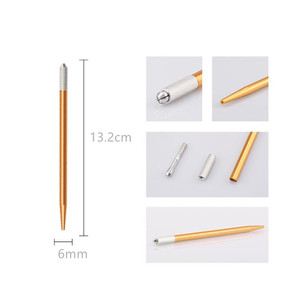 Stylos de tatouage professionnels stérilisés, Machine de maquillage permanente, outils Tebori à sourcils, en aluminium, microblading - Product Image 5