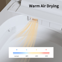 WC intelligent avec réservoir intégré, moderne, entièrement automatique, WC intelligent multifonctionnel