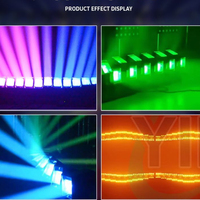 Lampe à faisceau linéaire matriciel pour discothèque, concert, DJ, éclairage de scène à effet matriciel, lumières de scène mobiles, lampes de fête pour KTV, boîte de nuit, danse