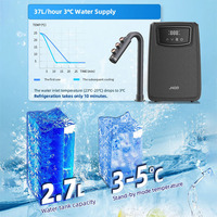 Machine à Boissons Gazeuses 3 Modes, Refroidisseur de Glace Carbonaté Sous Évier, Distributeur d'Eau Gazeuse Électrique, Robinet d'Eau Gazeuse, Fabricant de Soda
