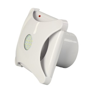 Ventilateur <span class=keywords><strong>extracteur</strong></span> mural de 4 pouces pour salle de bain <span class=keywords><strong>avec</strong></span> minuterie, petit ventilateur <span class=keywords><strong>d</strong></span>'évacuation AC 220V en plastique, ventilateurs centrifuges personnalisables OEM - Product Image 1