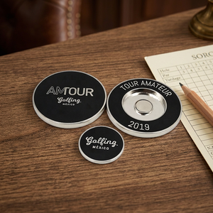 Nuovo Design Personalizzato: Marcatore Magnetico <span class=keywords><strong>per</strong></span> Palline da Golf in Metallo con Smalto Duro - Product Image 1