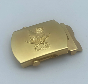 Cinturones DFB01 Color Dorado de 3.8cm de Ancho con Hebilla Metálica, Personalizables, Venta al Por Mayor - Product Image 2