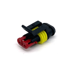 Adaptador Eléctrico Automotriz Impermeable de 2 Pines 282080-1, Material PA66, Conectores, Arnés de Cables, Reelhon - Product Image 1