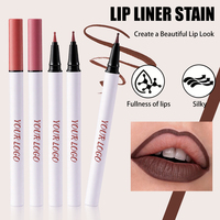 Nuevo Delineador de Labios Vegano de Alta Calidad, Mate, de Alta Pigmentación, Punta de Goteo, Larga Duración, Líquido Suave, Tinta para Labios, Marca Privada
