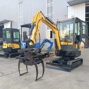 Infront Excavators Machine Automation Hydraulic Mini Small Micro Crawler 1.8 Ton Bagger Digger Mini Excavator 1 2 3 Ton