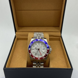 Montre automatique pour homme avec aiguilles lumineuses vertes, mouvement NH34, cristal saphir, acier inoxydable, étanche - Product Image 3