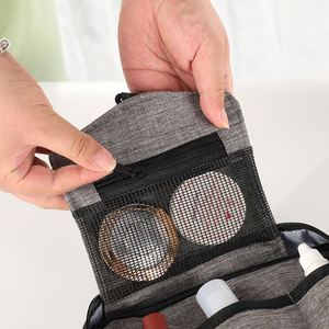 Trousse de Toilette de Voyage Promotionnelle Portable avec Logo Personnalisé pour Hommes – Sac de Rangement Cosmétique pour Affaires - Product Image 5