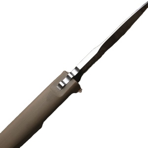 มีดดาบเหล็กดามัสกัสคุณภาพสูงแบบกำหนดเองได้ OEM สแตนเลสสตีล ด้ามจับยาง สำหรับงานอุตสาหกรรม พกพาได้ ใช้ต่อสู้ ทำเองได้ ลายเลเซอร์ - Product Image 3