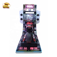 Machine électronique de jeu d'arcade de conduite de jeux de course de simulateur de moto à jetons