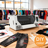Impresora Automática A3 DTF de 300 mm, Tinta Eco Solvente Multicolor, Máquina de Impresión Directa a Película para Transferencia Térmica en Camisetas