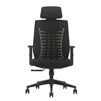 Chaise de bureau pivotante ergonomique à hauteur réglable, design moderne, confortable et unique, en tissu maillé, pour chambre et hôtel