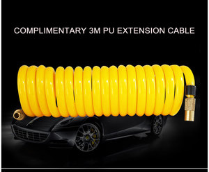 Electr lốp <span class=keywords><strong>Inflator</strong></span> kim loại mini xe máy nén khí với <span class=keywords><strong>Analog</strong></span> đo máy bơm không khí Max pressure150psi - Product Image 5