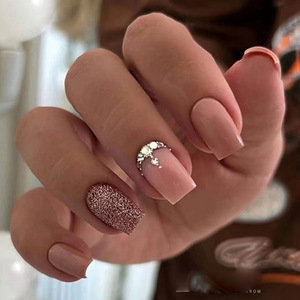 Vente en gros à bas prix, <span class=keywords><strong>autocollants</strong></span> pour <span class=keywords><strong>ongles</strong></span> élégants de style européen à longue durée de vie, avec des diamants brillants, <span class=keywords><strong>ongles</strong></span> artificiels - Product Image 3