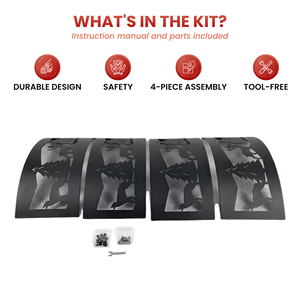 Anillo de Fuego para Exteriores, Brasero Decorativo de Acero Cortado con Láser para Jardín, Camping y Barbacoa FR006 - Product Image 3