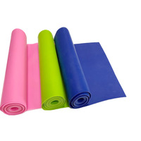 Bandas elásticas de látex para Yoga, equipo de Fitness para ejercicio corporal para terapia física, tipo de tira, bandas de resistencia