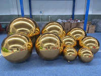Zhenmei Ballon Décoratif Gonflable Miroir Attrayant, Sphère Brillante Réfléchissante, Certifié CE, Étanche, Facile à Utiliser