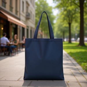 Bolsa de Mano de Lona Kt, 34x40 cm, Color Sólido, Parte Superior Abierta, Bolsa de Compras para Mujer - Product Image 2