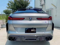 Kit de carrocería LD Style X6M para BMW X6M F96, faldones laterales de labio delantero, alerón de ala superior F96 X6M, Kits de carrocería de fibra de carbono 2019 +