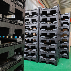 Gấp đóng mở hộp Pallet lớn có thể gập lại nhựa Pallet container số lượng lớn Pallet Hộp nhựa lưu trữ số lượng Lớn Thùng và nắp đậy - Product Image 6