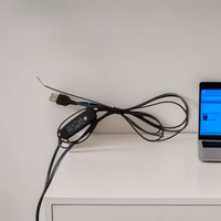 Interrupteur intelligent à commande vocale USB, câble de gradation de la couleur, veilleuse LED avec câble de commande vocale intelligent