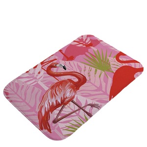 Floral Toucan Floor <b>Mat</b> Rectangle Anti Slip <b>Kitchen</b> Bath <b>Mat</b> Absorbent Door Rug - Product Image 5