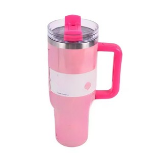 Ly giữ nhiệt 40oz có quai cầm, in chuyển nhiệt, bình nước, ống hút, kho hàng Mỹ, bán buôn số lượng lớn, nắp và nắp đậy bền vững - Product Image 4