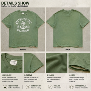 Camisetas OEM de Algodón Prelavado, Maglietta Cotone 100%, Color Verde, Camiseta Oversize Lavada, DTG, Personalizada, Streetwear - Product Image 3