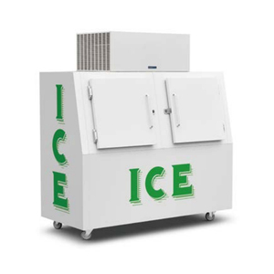 Nhiệt độ đơn công suất lớn hai cửa đóng gói tủ lạnh khối băng với quạt làm mát Tủ đông lưu trữ đá - Product Image 4