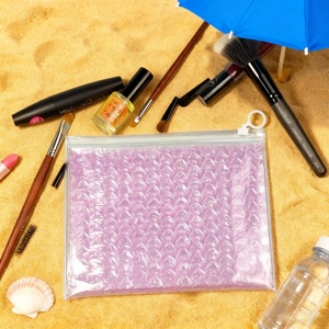 Commercio all'ingrosso a forma di cuore bollettini a bolle rosa blu busta di plastica chiusura lampo per imballaggio con chiusura lampo per spedizione postale Express - Product Image 6