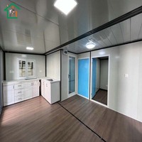 Préfabriqué Modulaire Plage Portable Cabine Bungalow Minuscule Premade DIY Flatpack Acier Kit Conteneur Extensible Maison