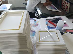 Marcos de Fotos de Cartón Personalizados con Diseño OEM <span class=keywords><strong>para</strong></span> Tarjetas de Felicitación de Cumpleaños, Tamaños 4x6, 5x7 y 8x10 - Product Image 5