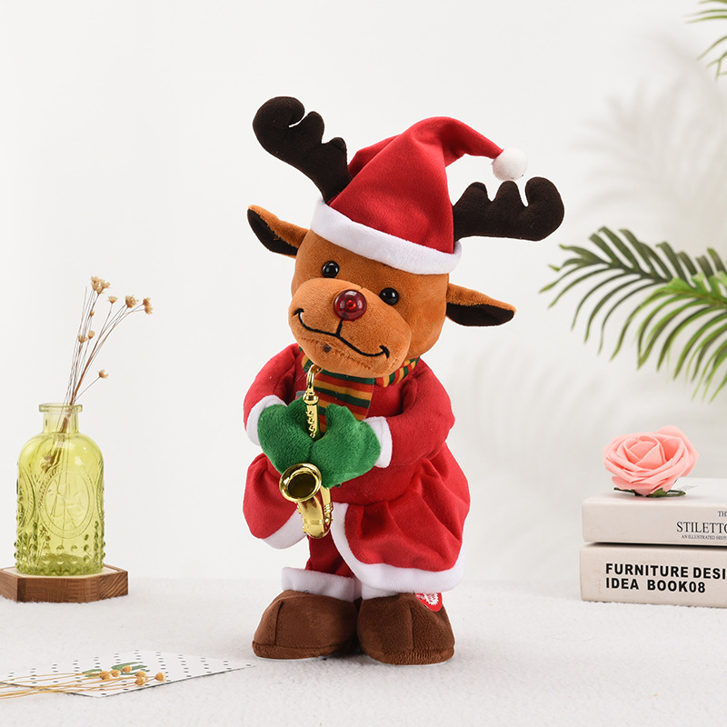 8 Jouets à Remonter De Noël - Père Noël, Bonhomme De Neige, Renne... Mini Jouets Mécaniques Pour Déco Et Cadeaux (MyrkalaToy)