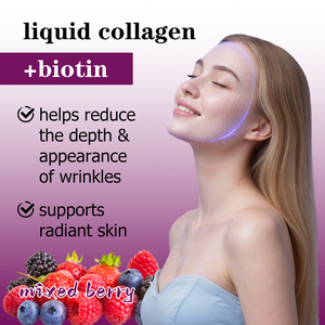 Collagène Biotine Liquide Oral Personnalisable en Usine avec Biotine Calcium Collagène Bioactif pour des Cheveux, des Ongles et une Peau plus Épais - Product Image 3
