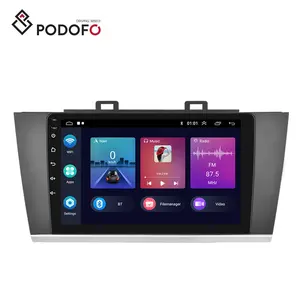 (米国在庫) SUBARUレガシー/アウトバック用Podofoカーラジオ2015-2018 Carplay Android Auto GPS WiFi FM RDS 9 "Android13自動車部品