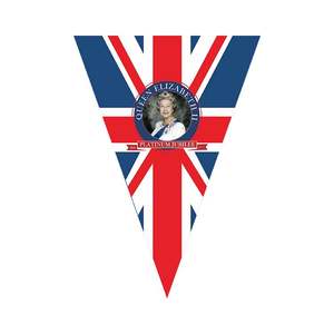 Reine Elizabeth main vague bannière 3x5 pieds fanion jubilé Union Jack drapeau pour décorations reine <span class=keywords><strong>platine</strong></span> jubilé célébrations - Product Image 5
