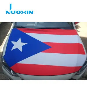 Nuoxin Spandex & Polyester Puerto Rico Cờ Xe Nắp Ca-pô Mui Xe