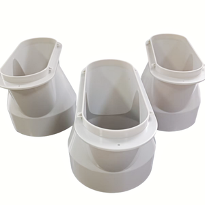 Adaptateur de fenêtre pour tuyau d'évacuation manuel en ABS de haute qualité, 5,1 pouces, écologique, pour <span class=keywords><strong>climatiseur</strong></span> mobile domestique, facile à <span class=keywords><strong>nettoyer</strong></span> - Product Image 1