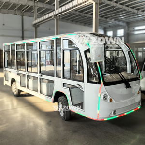 รถเที่ยวชมสถานที่ไฟฟ้าแบบปิดตกแต่งด้วยไฟ LED สำหรับการขนส่งนักท่องเที่ยว - Product Image 3