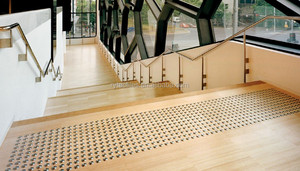 Spigoli stradali tattili in acciaio inossidabile indicatori cupole e coni per pavimentazione tattile - Product Image 6