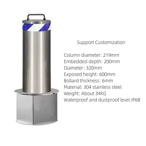 Dissuasori in calcestruzzo rimovibili con bloccaggio mobile per auto con manici - Product Image 3