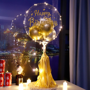 Toptan 18 inç yüksek kaliteli aydınlık şeffaf bobo kabarcık balonlar - Product Image 5