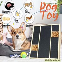 JQ-Planche à gratter pour chien et chat en bambou pour le soin des animaux domestiques